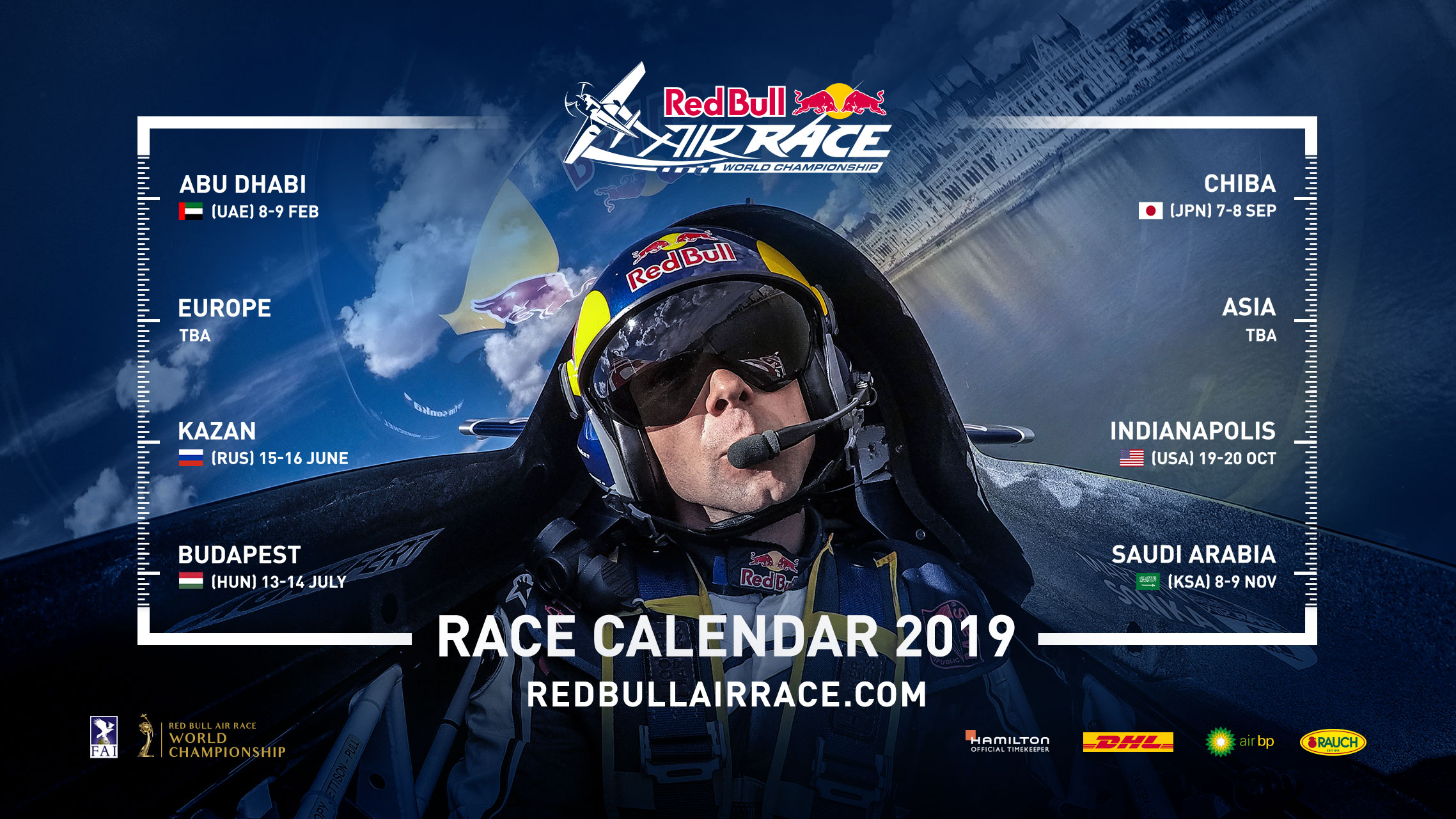 Red Bull Air Race Kalender 2019 fliegermagazin