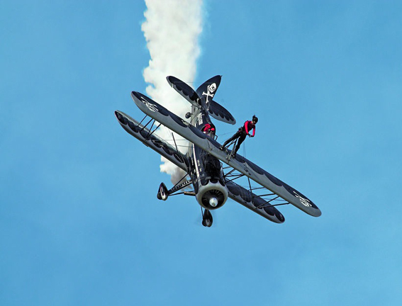 Airshow-Stars: Amanda und Kyle Franklin, hier beim AirVenture 2009 in Oshkosh