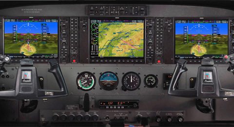 Fit für 2019: Cockpit der Cessna Caravan