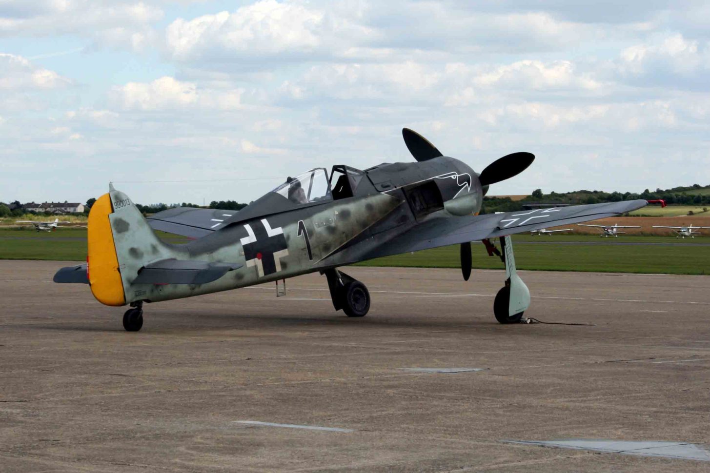 Focke-Wulf 190 von Marc Mathis, hier in Duxford, England.