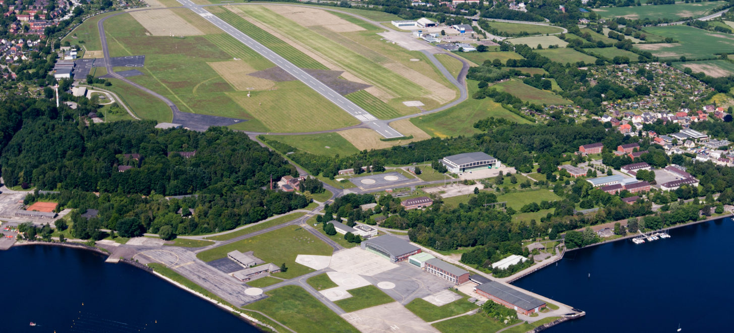 Zu Besuch am Flugplatz Kiel-Holtenau: Was für ein schöner Anflug!