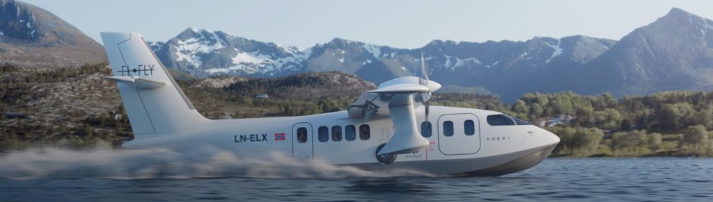 So soll das neue Elektro-Wasserflugzeug "Noemi" von Elfly aussehen.