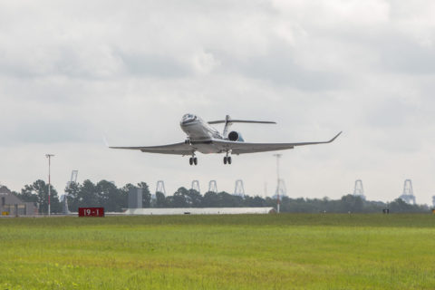 Der Erstflug der zweiten Gulfstream G800.