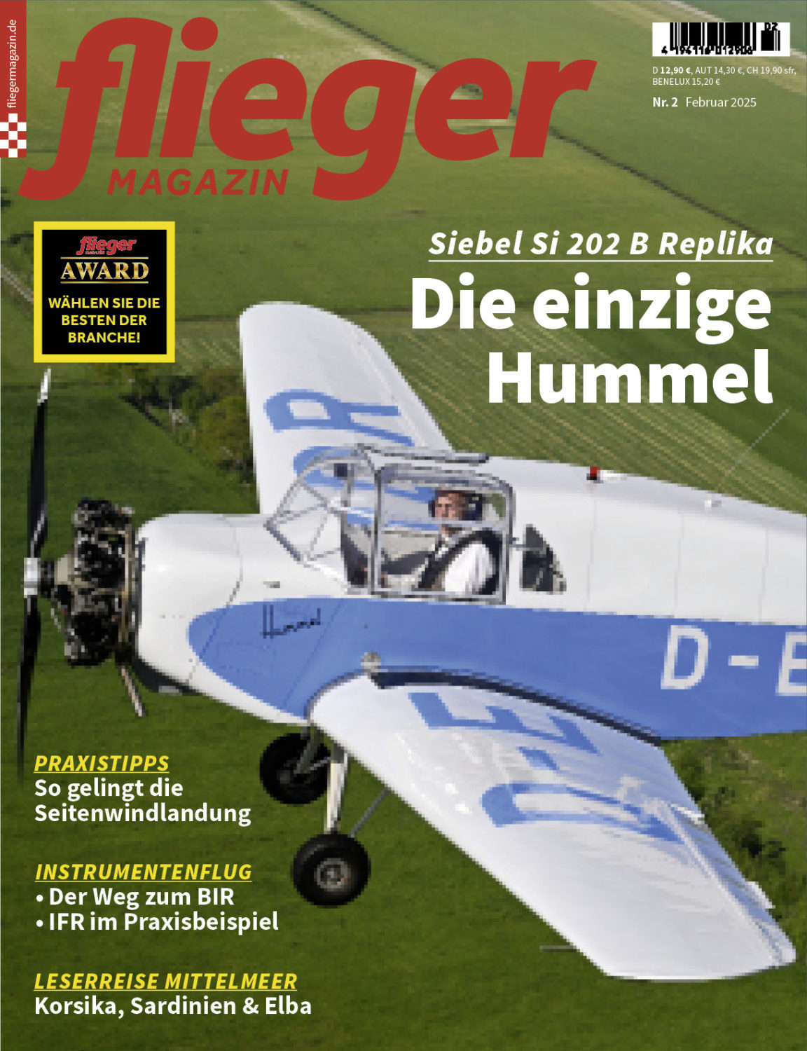 fliegermagazin 2/2025: Die einzige Hummel