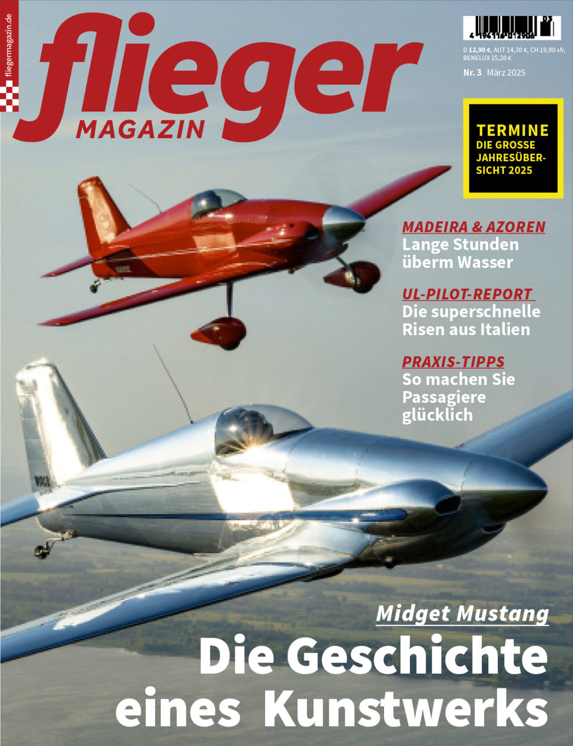 fliegermagazin 3/2025: Midget Mustang – Die Geschichte eines Kunstwerks