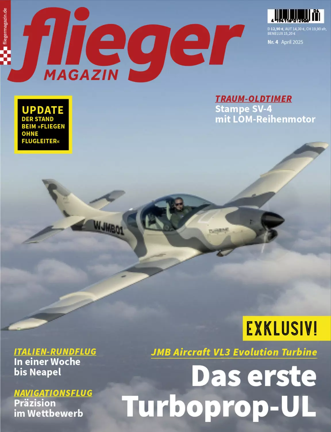 fliegermagazin 4/2025: Das erste Turboprop-UL VL3